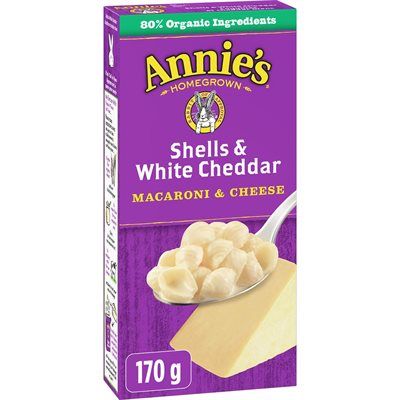 ANNIES SHELLS & WHITE CHEDDAR 170.000G