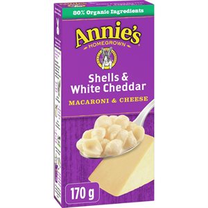 ANNIES SHELLS & WHITE CHEDDAR 170.000G