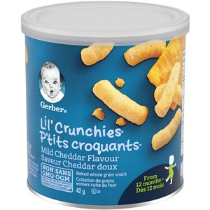 GERBER GRAD CHED LIL CRUNCHIE 42.000G