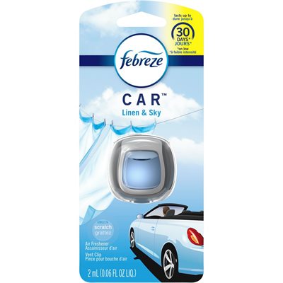 FEBREZE CAR CLIP LINEN SKY 2ML