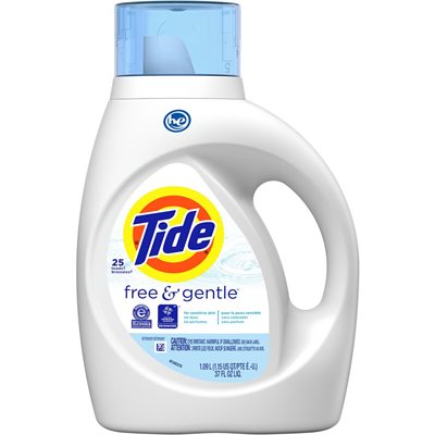 TIDE LQ 2X SCENT FREE 24LD 1.09LT