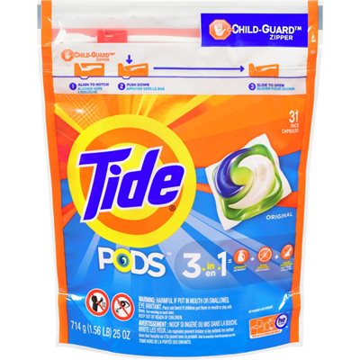 TIDE LIQUID PODS ORIGINAL 31EA