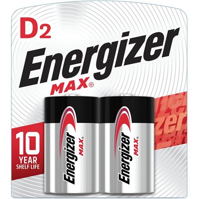 ENERGIZER MAX D-2 CARD 2EA