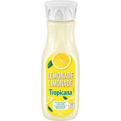 TROPICANA LEMONADE 355ML