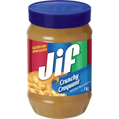 JIF CRUNCHY PEANUT BUTTER 1.000KG