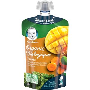 GERBER ORG MNG APL CRT KL 6M 128.000ML