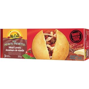 MCCAIN MEAT LOVERS PIZZA POCKT 300G