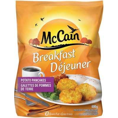 MCCAIN BRKFST POTATO PANCAKES 600G