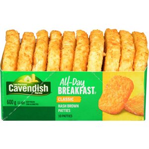 CVNDISH PATTIES REGULAR 600G