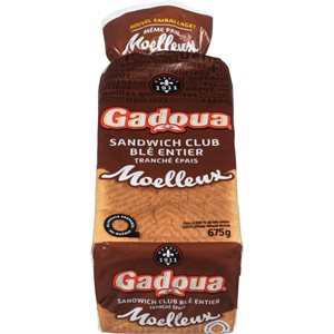GADOUA BREAD WHOLE WHEAT 675G