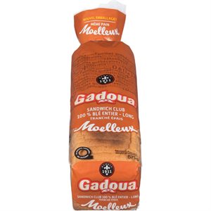 GADOUA BREAD LONG WHL WHT THIN 675G