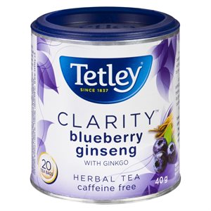 TETLEY BLBERRY GINSENG HBL TEA 20EA