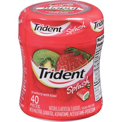 TRIDENT SPLASH ST KIWI BOTTLES 40EA