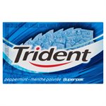 TRIDENT SLAB GUM, PEPPERMINT 14EA