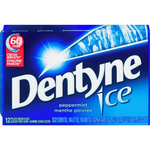 DENTYNE ICE PEPPERMINT SGL 1EA