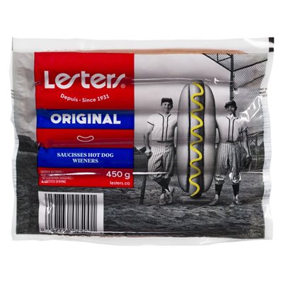 LESTERS FRANKFURTERS 450.000G