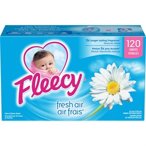 FLEECY SHEETS FRESH AIR 120EA