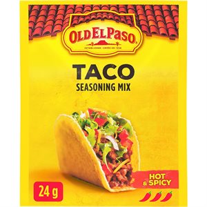 OEP SEASONING TACO HOT N SPICY 24G