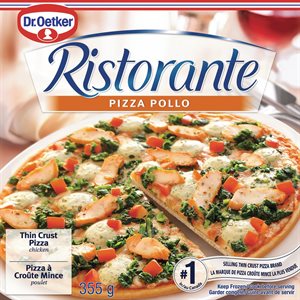 RISTORANTE PIZZA POLLO-CHICKEN 355G