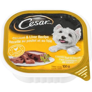 CESAR CHICKEN LIVER DOG ENTREE 100G