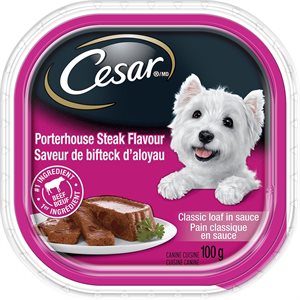 CESAR PORTERHOUSE STEAK DOG 100G