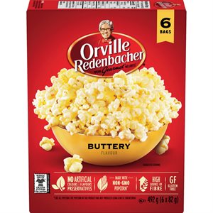 ORVILLE POPCORN PUB BUTTERY 6x82G