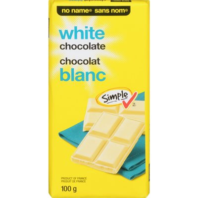 NO NAME WHITE CHOCOLATE BAR 100G