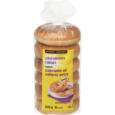 NN BAGEL CINN RAISIN 6PK 510G