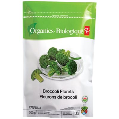 PC ORGANIC BROCCOLI FLORETS 500.000G