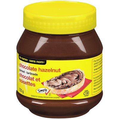 NO NAME HAZELNUT SPREAD 725.000G