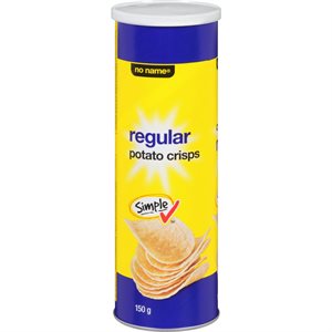 NN REGULAR POTATO CRISPS 150G