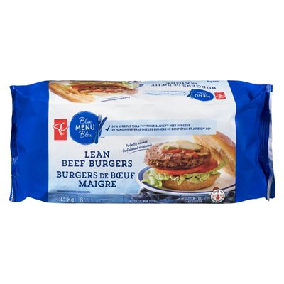 PC BM T&J LEAN BEEF BURGERS 1.130KG