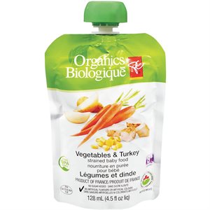 PCO BABY FOOD VEG&TURKEY 8+MT 128ML