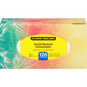 NO NAME FACIAL TISSUE 126 SH 1EA