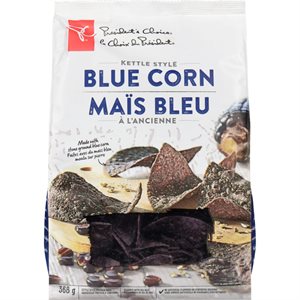 PC BLUE CORN TORTILLA CHIPS 368G