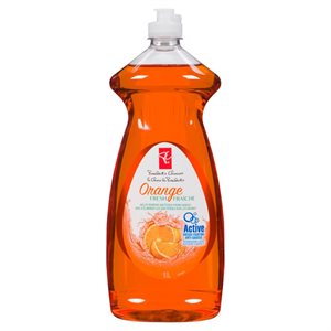 PC HAND DISH ORANGE 1LT