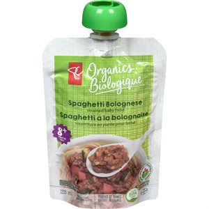 PCO BABY FOOD SPAGHETTI 128ML