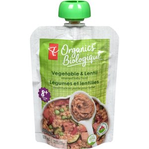 PCO PUREE VEG&LENTIL 128ML
