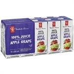 PC 100% APPLE GRAPE JUICE 200.000ML