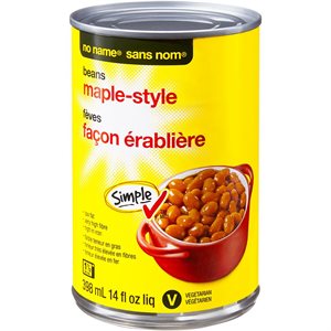 NN BEANS MAPLE-STYLE 398.000ML