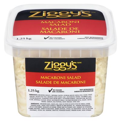 ZIGGYS MACARONI SALAD 1.25KG 1.25KG