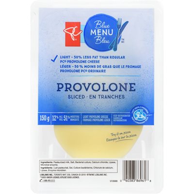 PC BLUE MENU PROVOLONE SLICE 150G