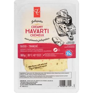 PC HAVARTI WITH JALAPENO SLICE 160G