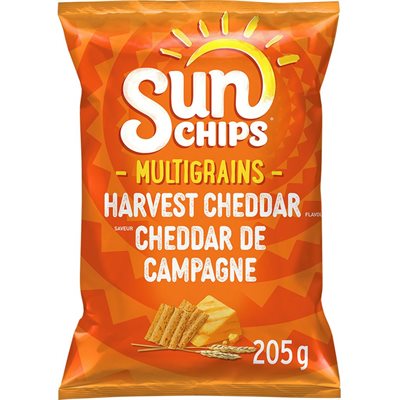 SUNCHIPS HVST CHED SNK 205G