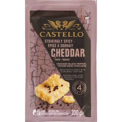 CASTELLO BLACK PEPPER CHEDDAR 200.000G