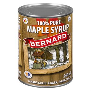 BERNARD MAPLE SYRUP DARK 540.000ML