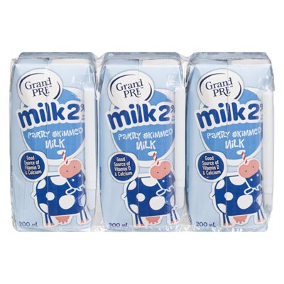 GRAND PRE 2% M.F. MILK 3x200ML