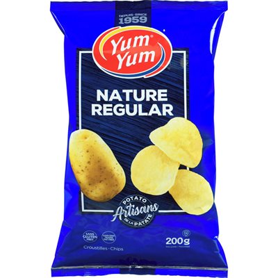 YUMY CHIPS REGULAR 200G