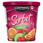 CHAPMANS SORBET, RAINBOW 2LT