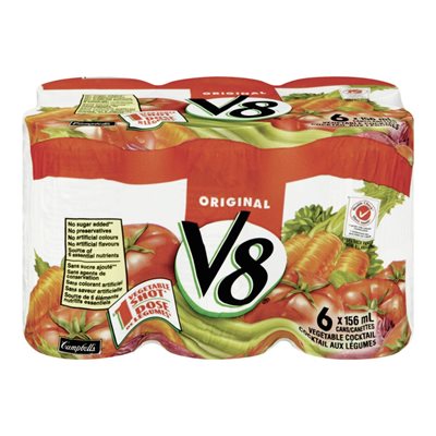 V8 COCKTAIL VEGETABLE 156.000ML